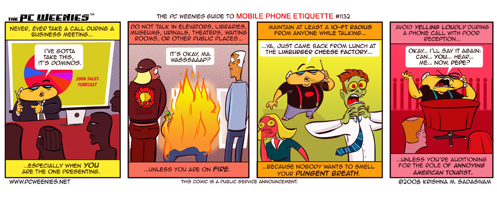 On Mobile Phone Etiquitte…