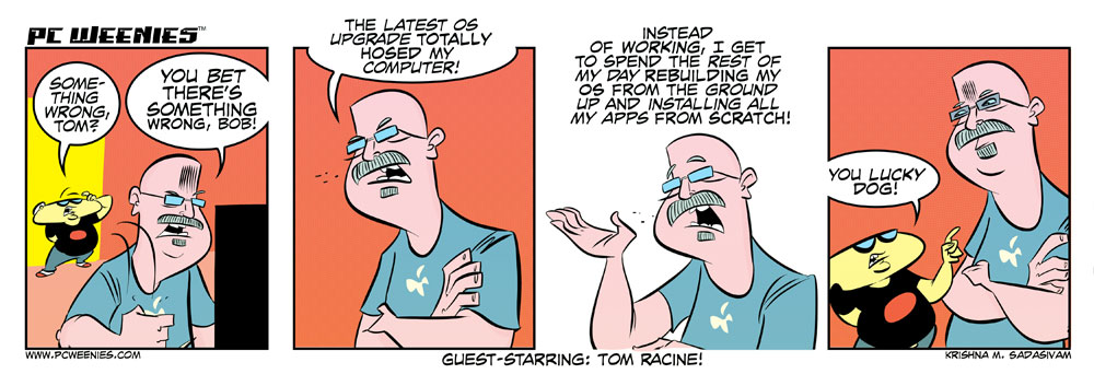 Guest-Starring: Tom Racine!