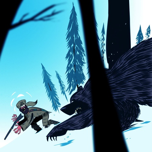 Mountain man vs bear