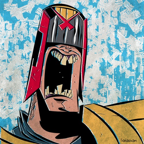 Dredd head