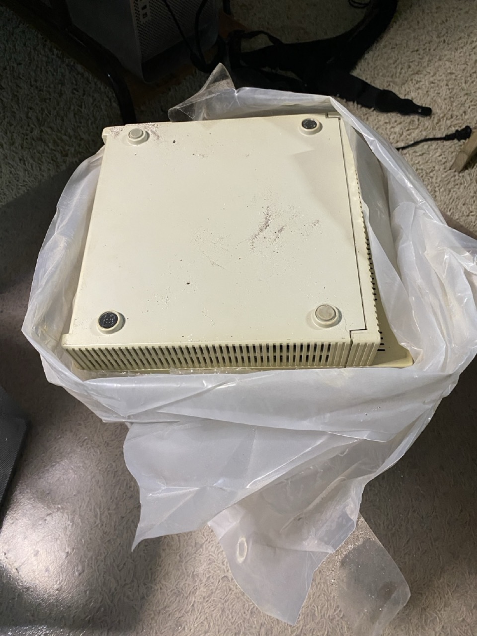 Sand is never a good sign.