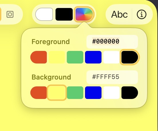Pica color customizations.