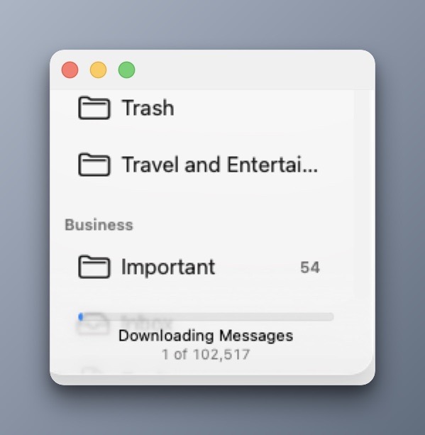 Lots of email.