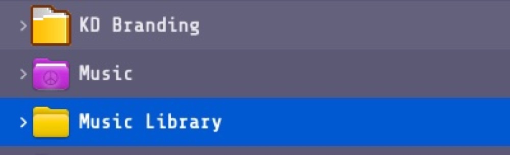 AppleMusic and MusicLibrary.